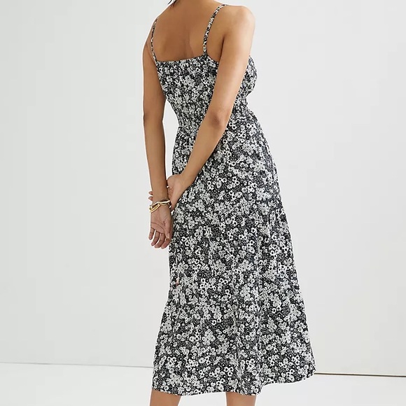 Faithful the Brand Floral Black and White Midi Dress Size L - Picture 8 of 13